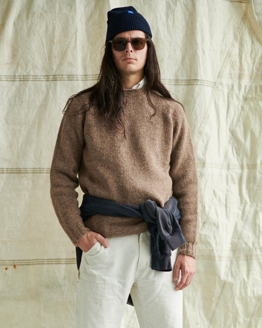 SPINNER SWEATER KNITTED IN SCOTLAND EARTH