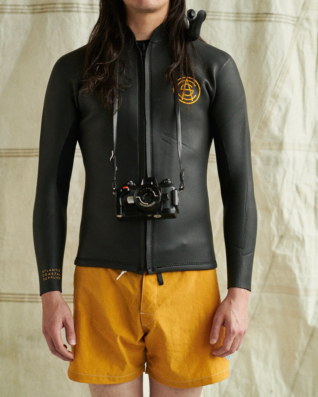 SURF TRUNK YELLOW MADE IN ENGLAND