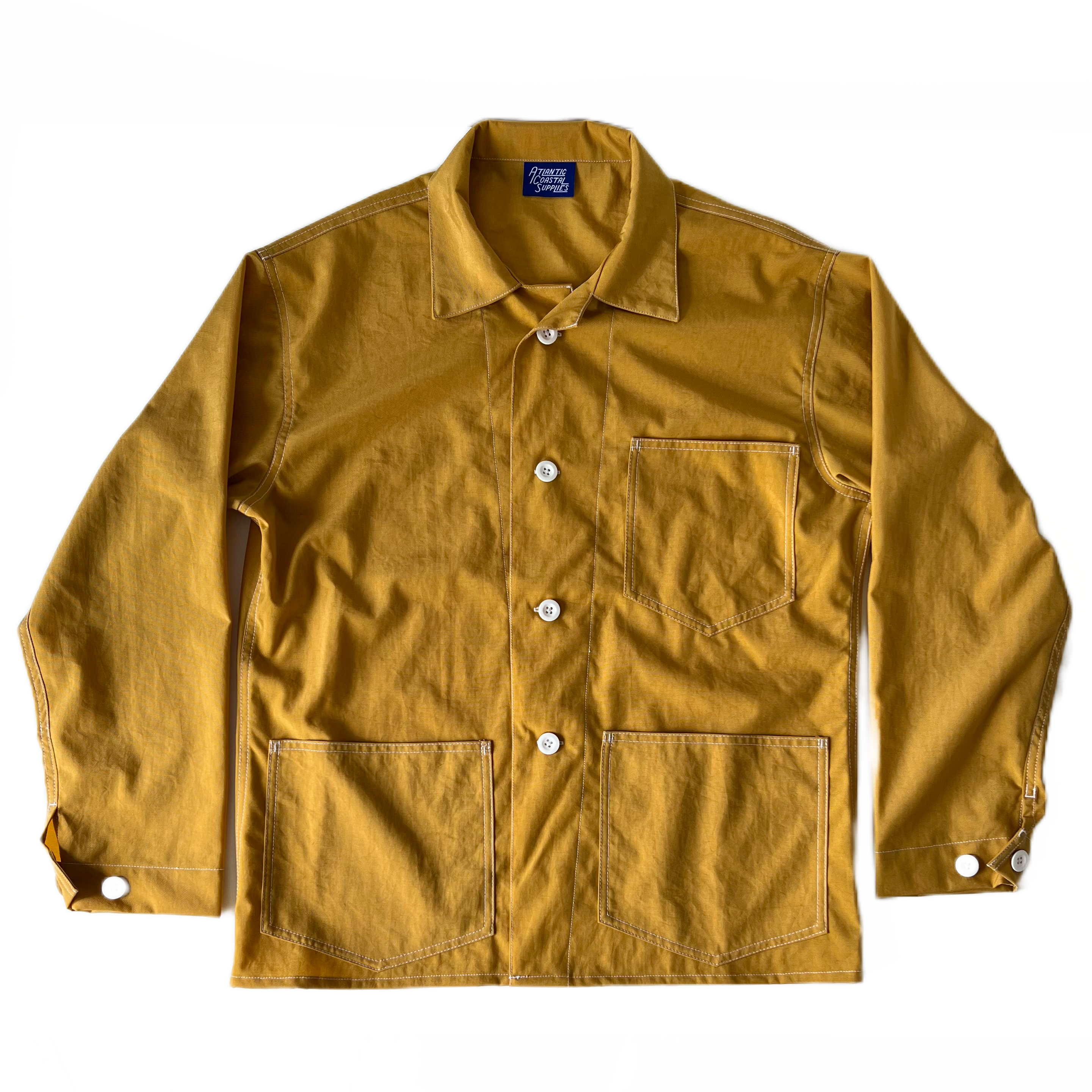 BEACH JACKET YELLOW MADE IN ENGLAND