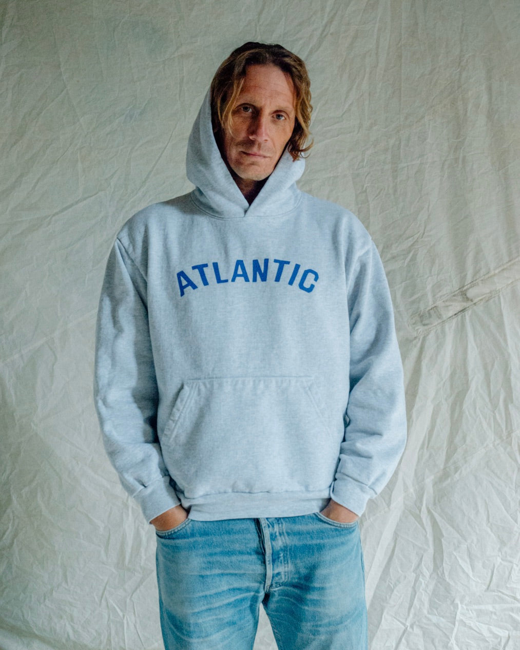 ARCH HOODIE GRAY MADE IN USA