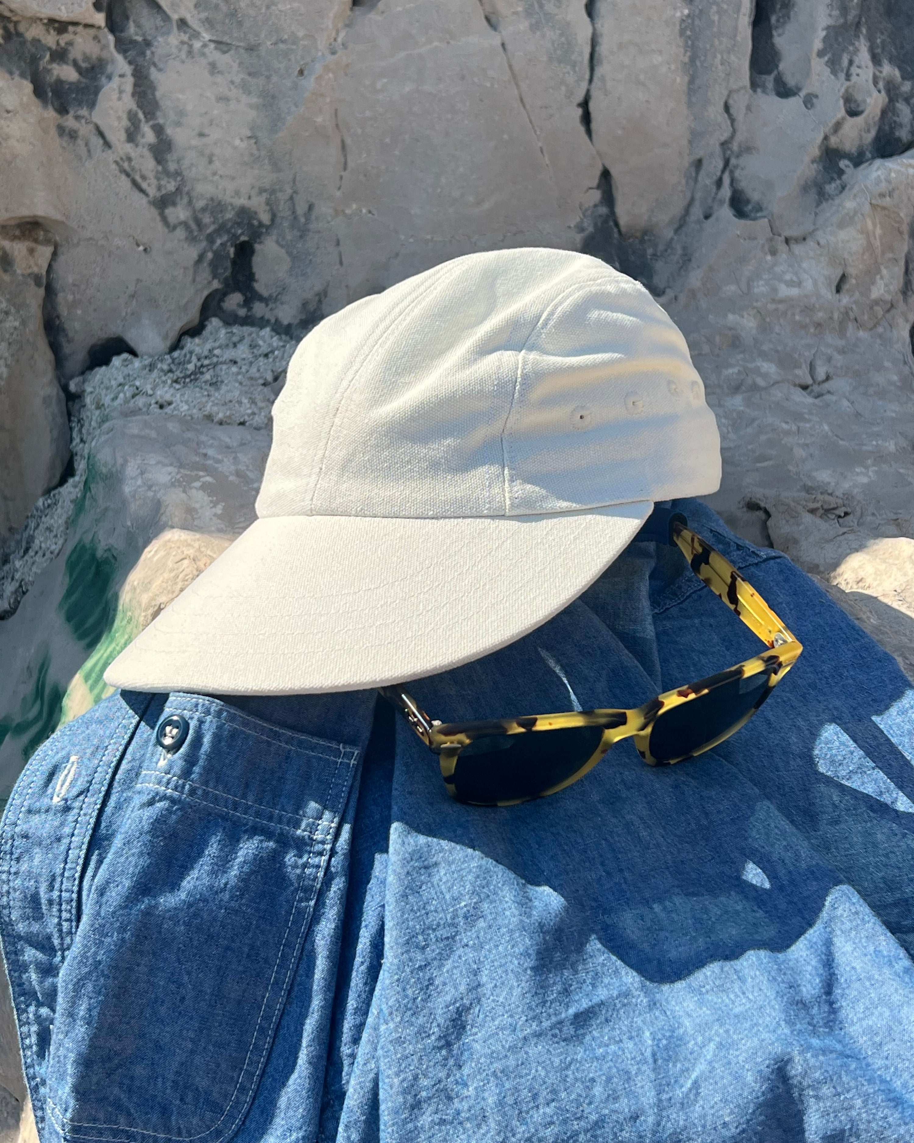 LONG BILL FISHING CAP ECRU
