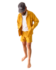 BEACH JACKET YELLOW MADE IN ENGLAND