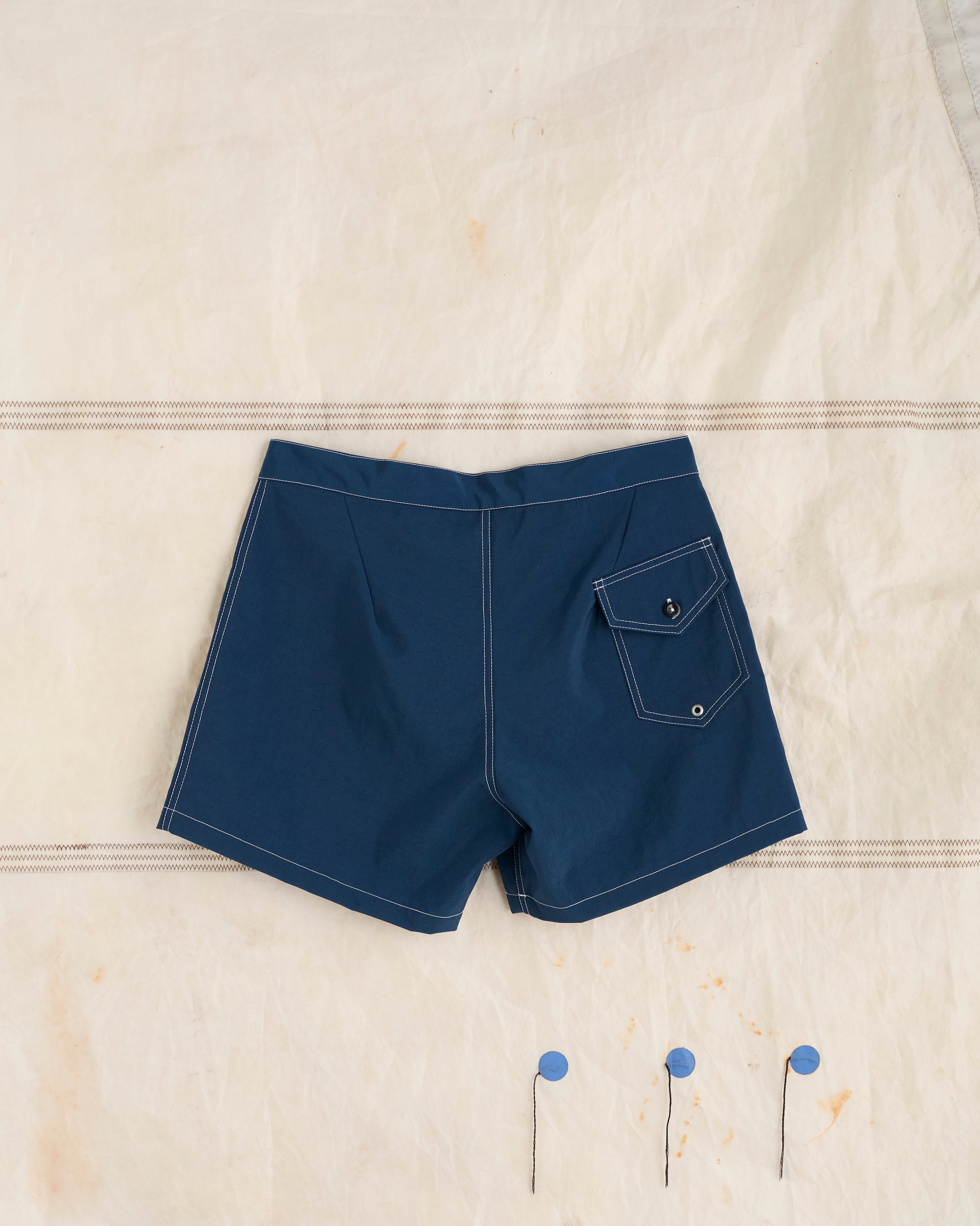 SURF TRUNK BLUE MADE IN ENGLAND