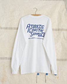STANDARD POCKET TEE L/S WHITE