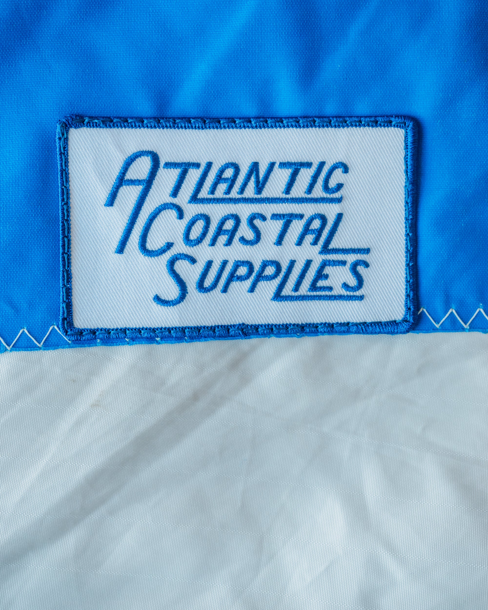 BEACH BAG SALVAGED SAIL CLOTH MADE IN CORNWALL NO 16