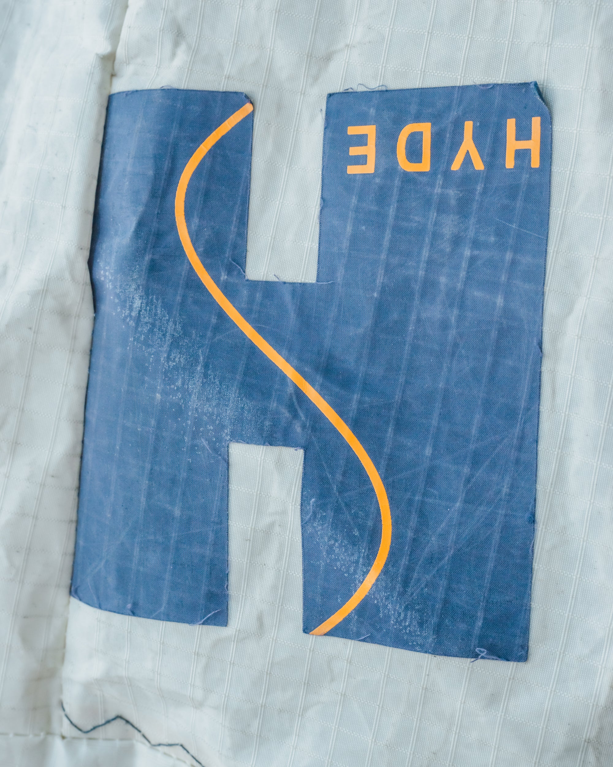 BEACH BAG SALVAGED SAIL CLOTH MADE IN CORNWALL NO 4