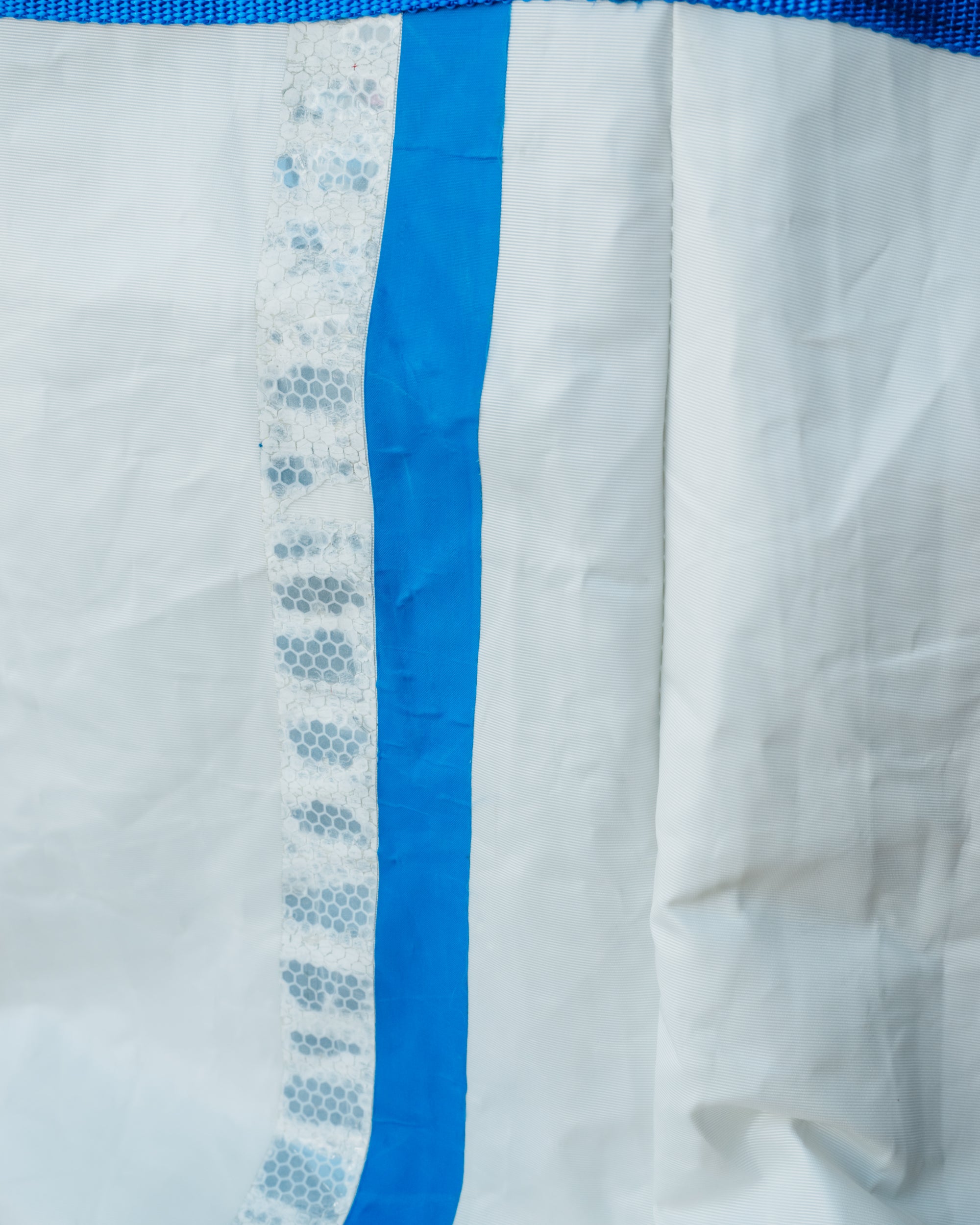 BEACH BAG SALVAGED SAIL CLOTH MADE IN CORNWALL NO 8
