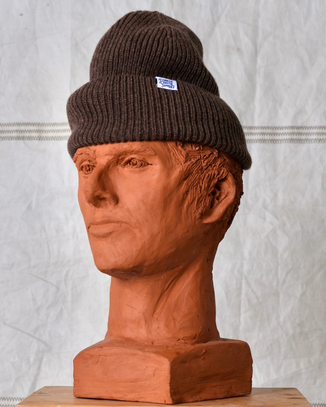 DOCK BEANIE KNITTED IN SCOTLAND EARTH