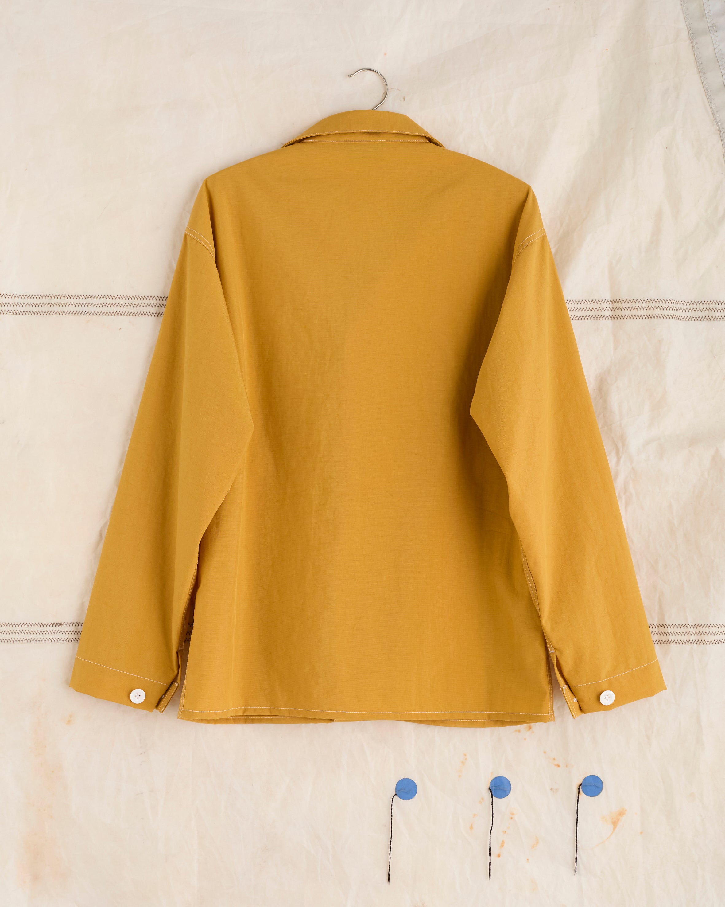 BEACH JACKET YELLOW MADE IN ENGLAND