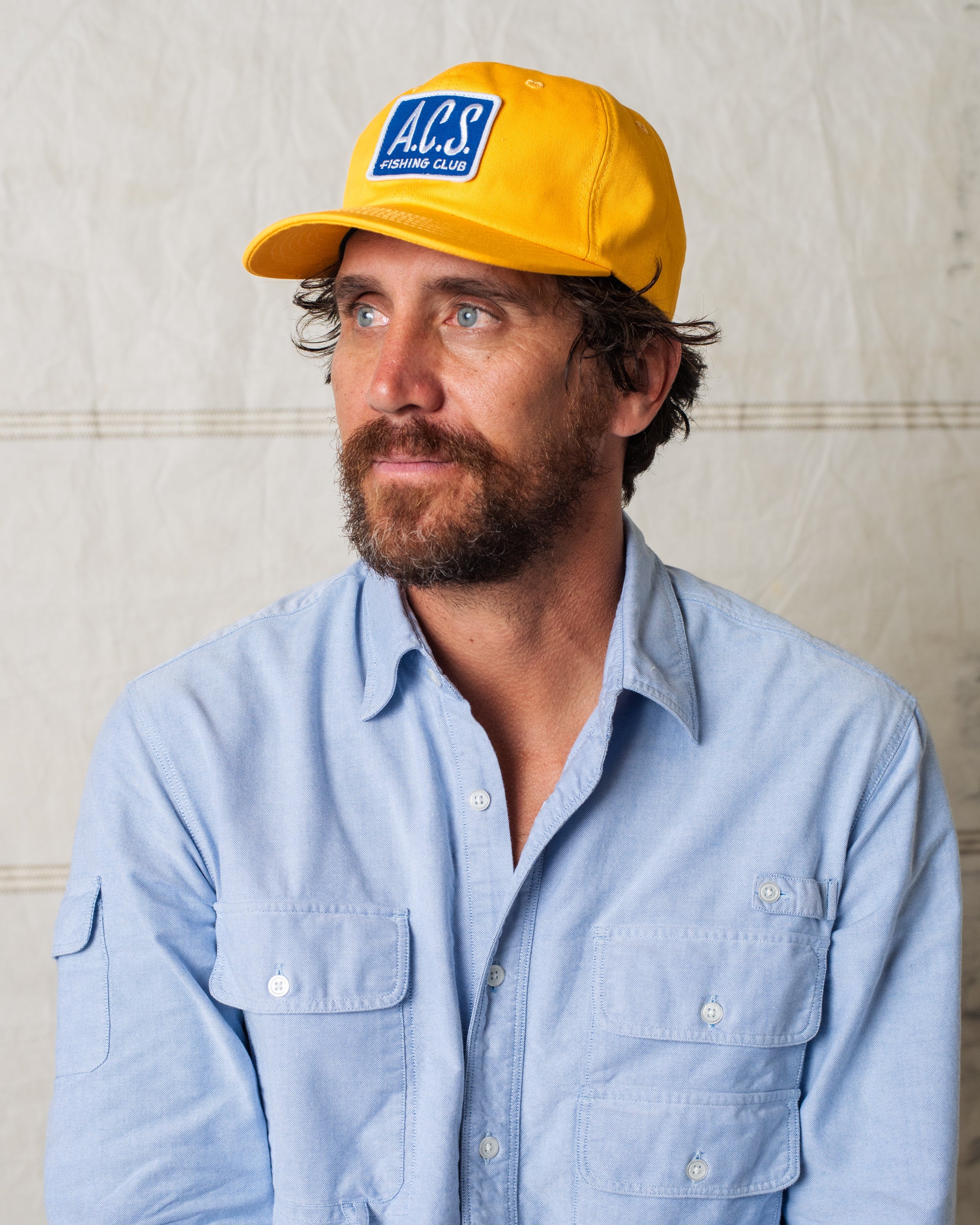 FISHING CLUB CAP YELLOW