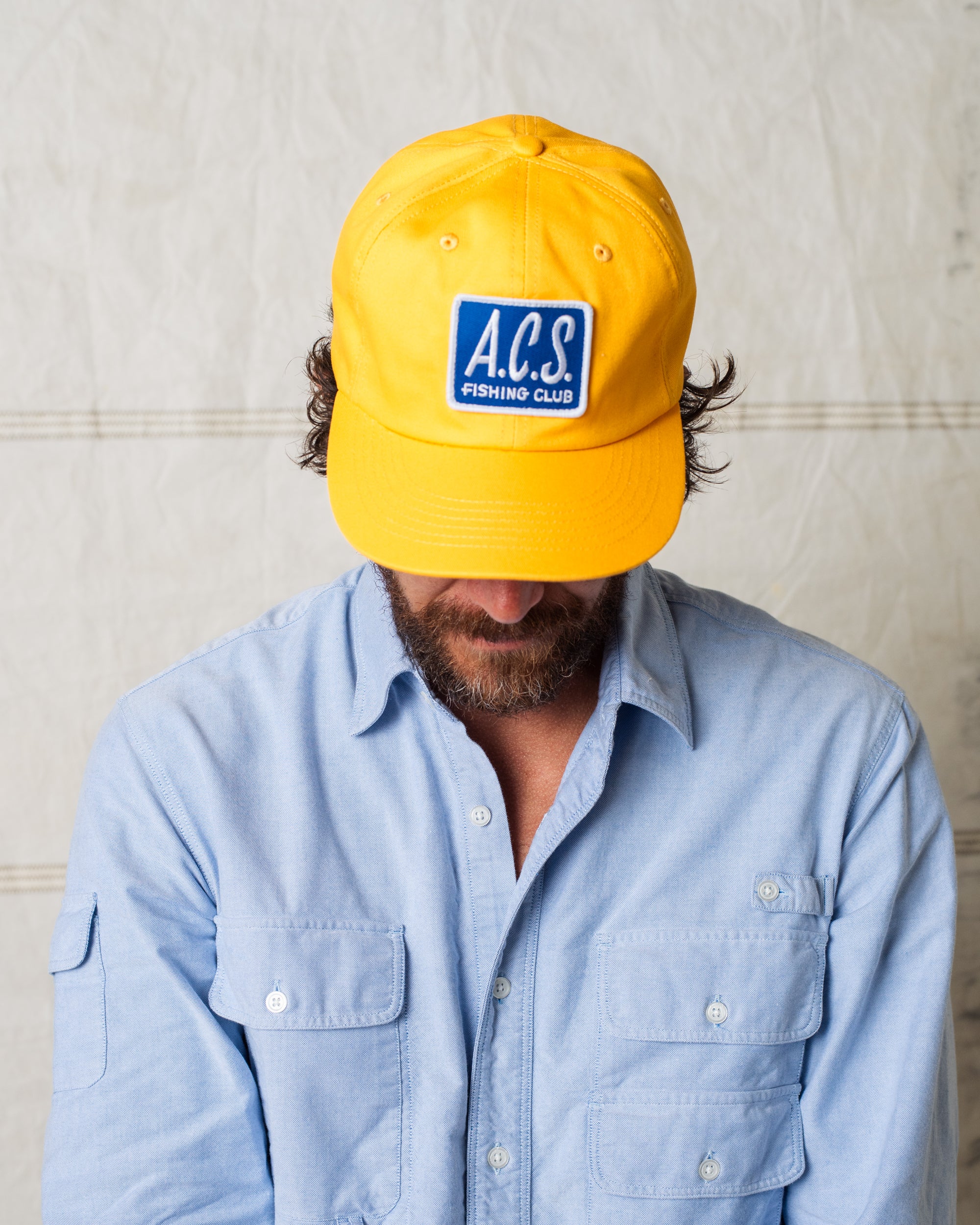 FISHING CLUB CAP YELLOW