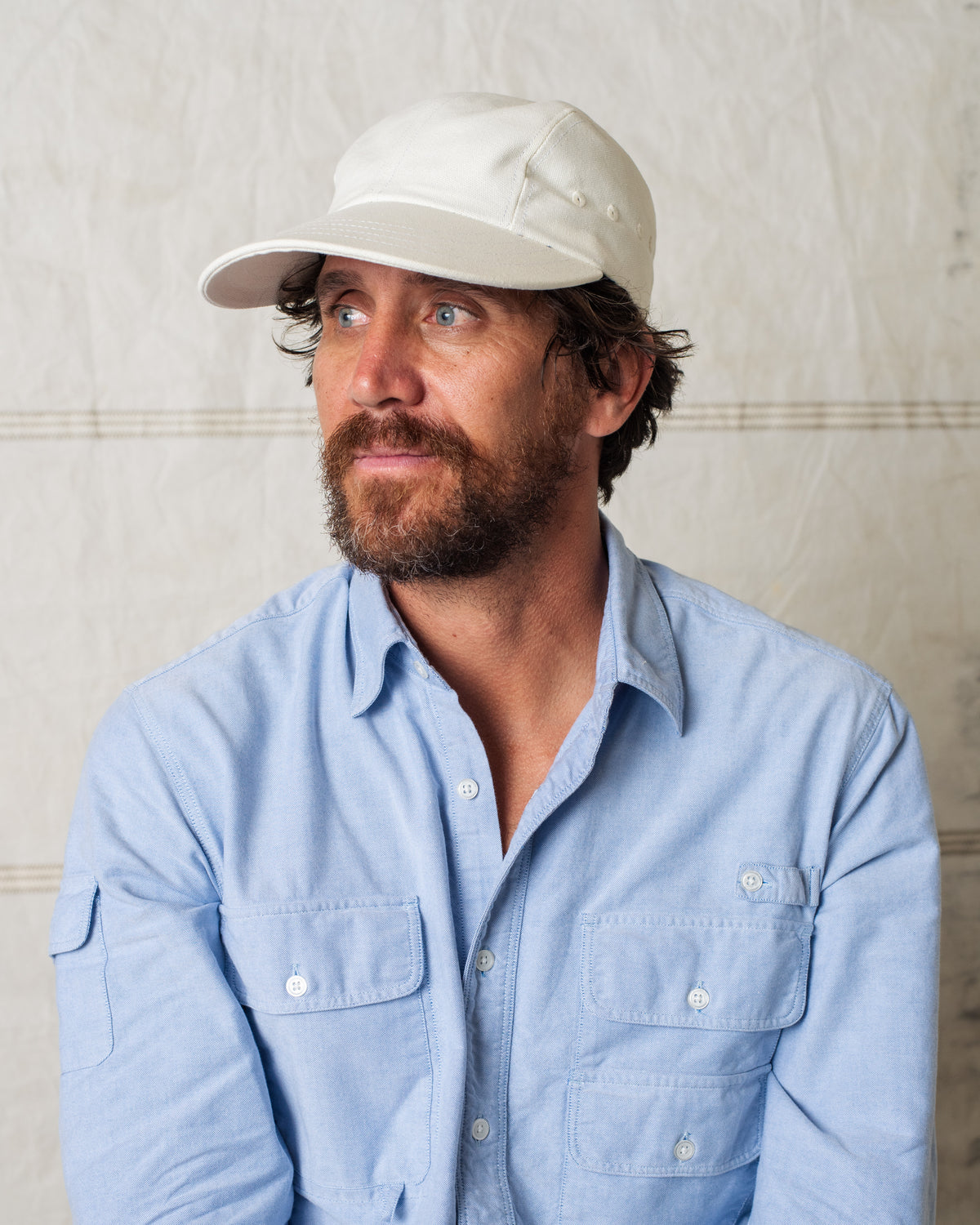 LONG BILL FISHING CAP ECRU