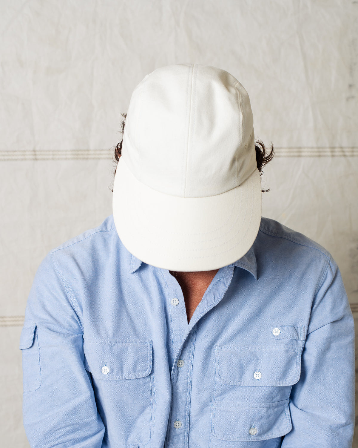 LONG BILL FISHING CAP ECRU