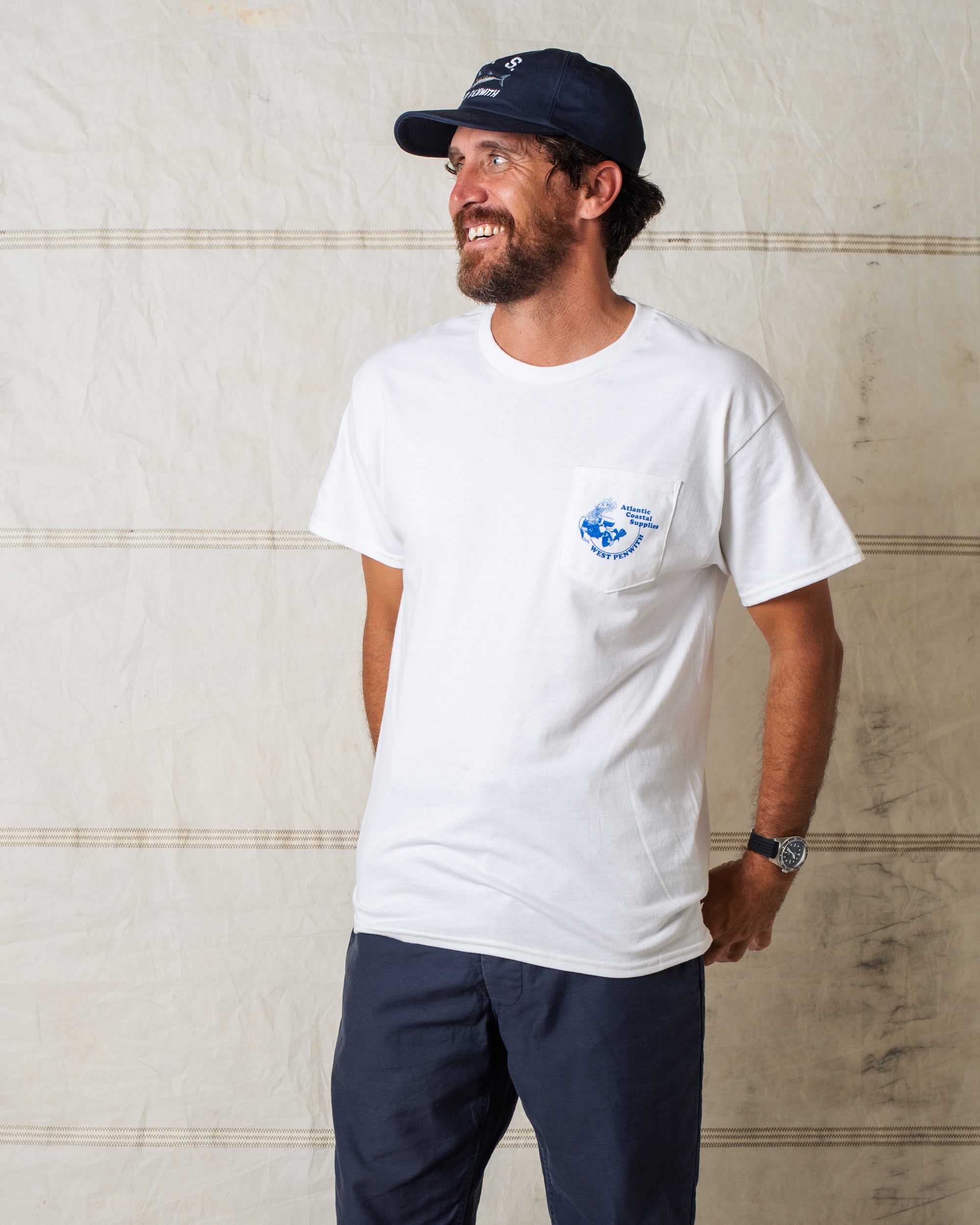 SCUBA POCKET TEE WHITE
