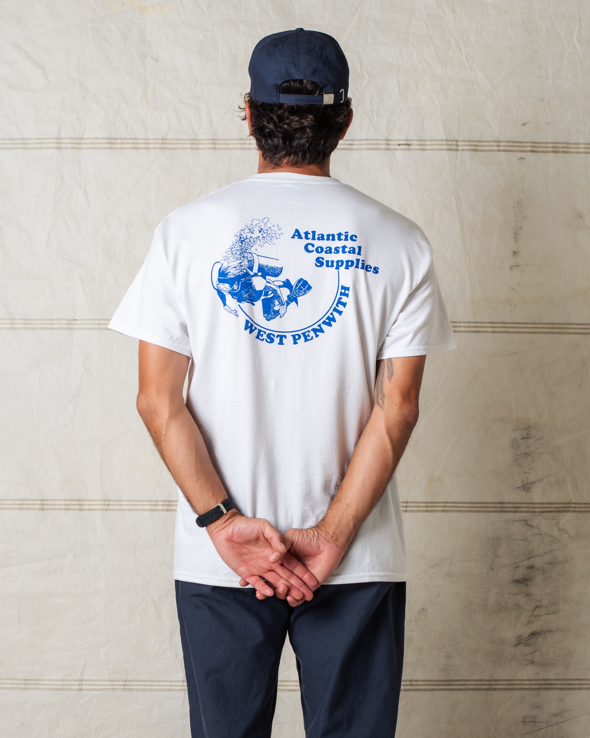 SCUBA POCKET TEE WHITE