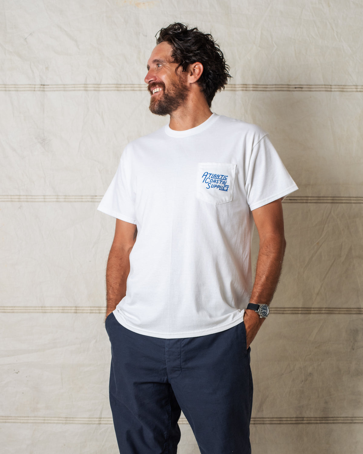 STANDARD POCKET TEE WHITE