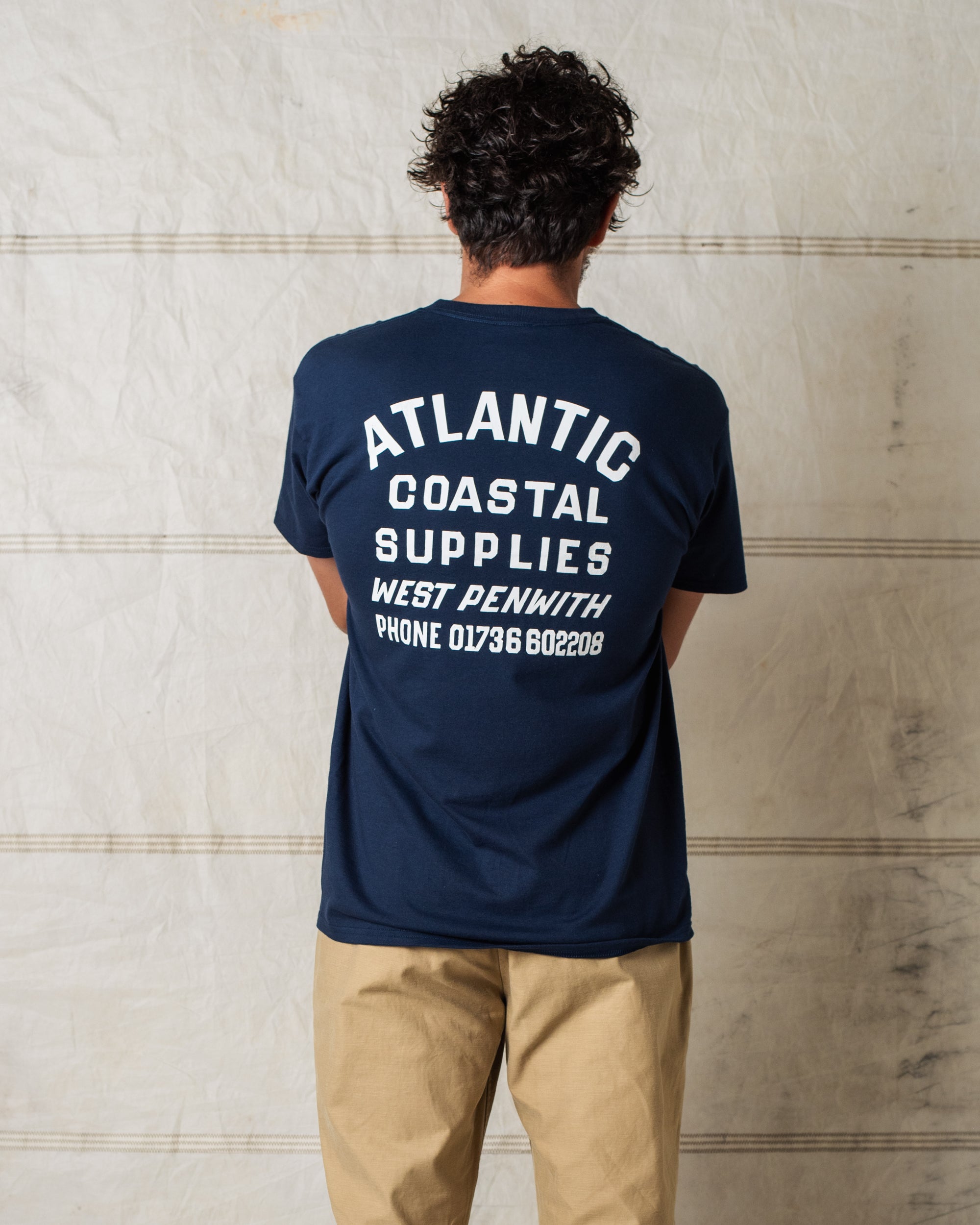 BOATYARD POCKET TEE NAVY