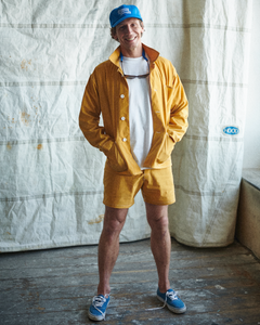 BEACH JACKET YELLOW MADE IN ENGLAND