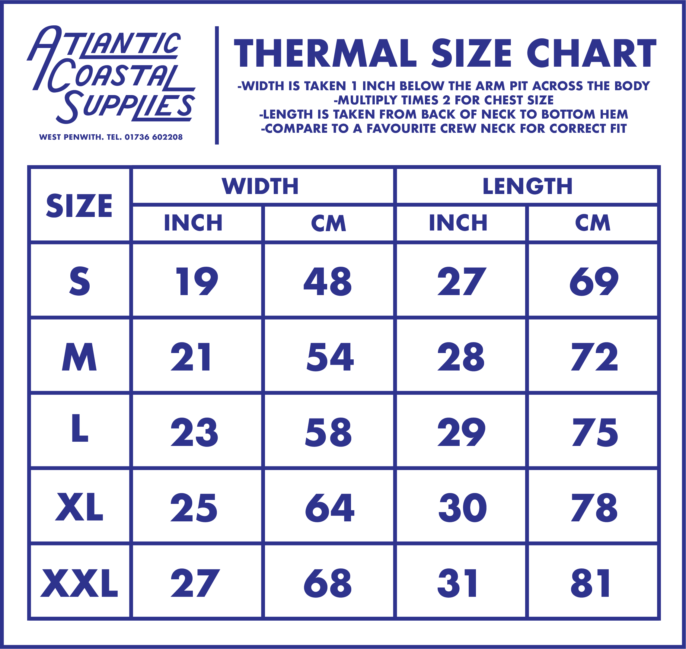 HEAVY THERMAL MADE IN USA CREAM